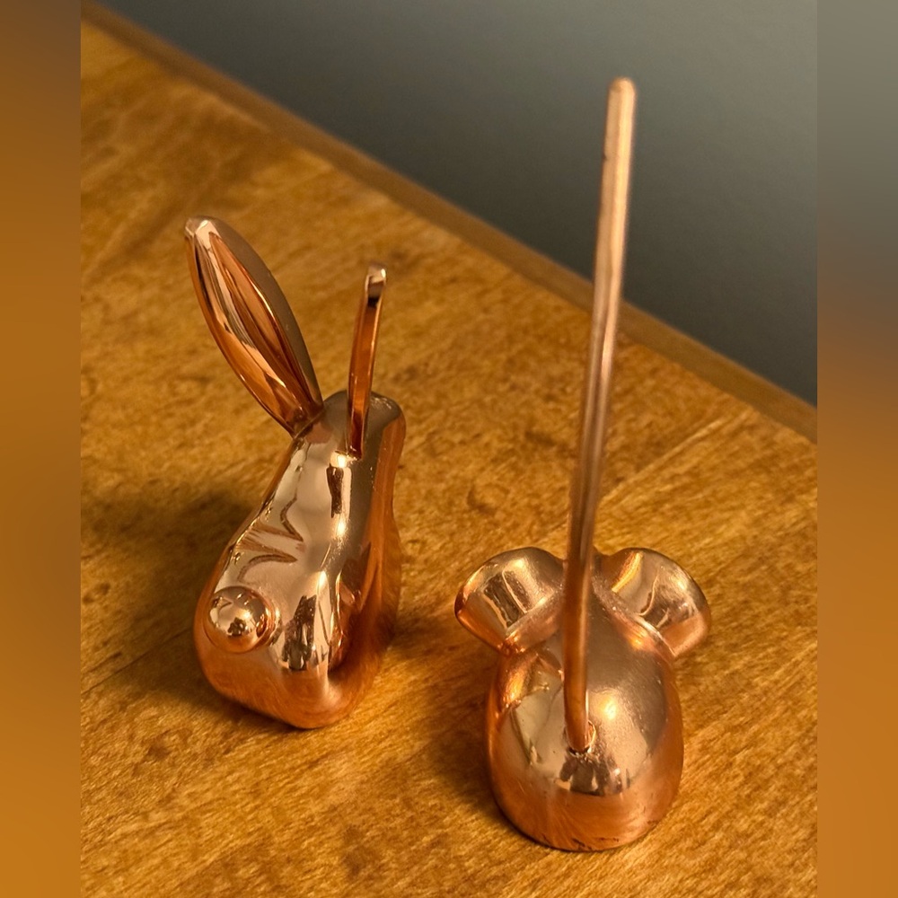 Anthropologie Mouse Ring Holder/Accent & Umbra Rabbit Ring Holder/Accent - Picture 2 of 3